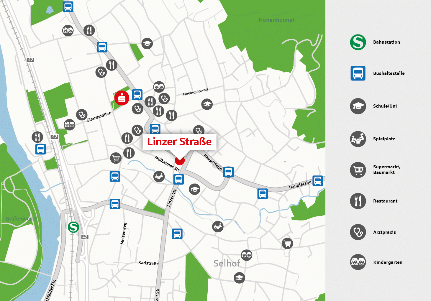 Mikrokarte Linzer Strasse