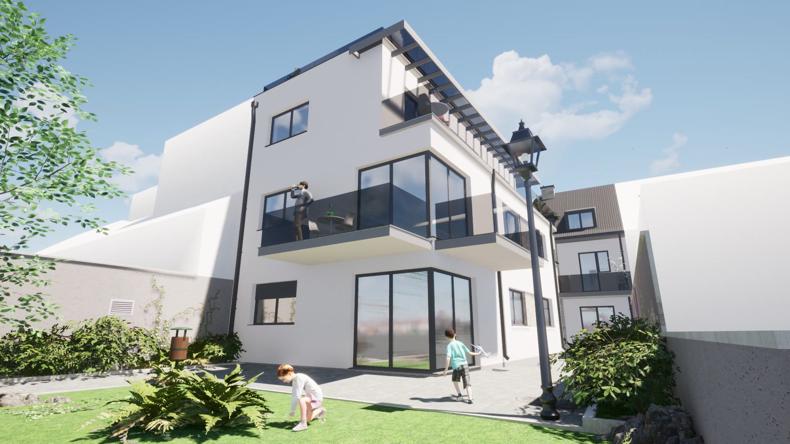 Neubauprojekt in Kerpen-Sindorf Gartenansicht