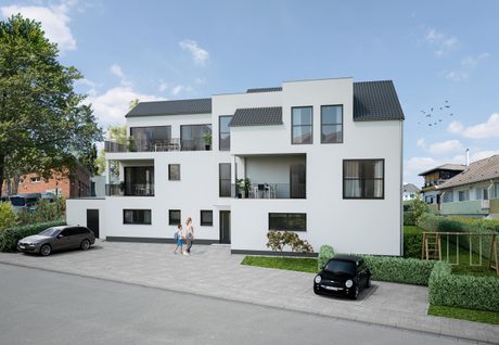 Neubauprojekt Alfter Vorderperspektive