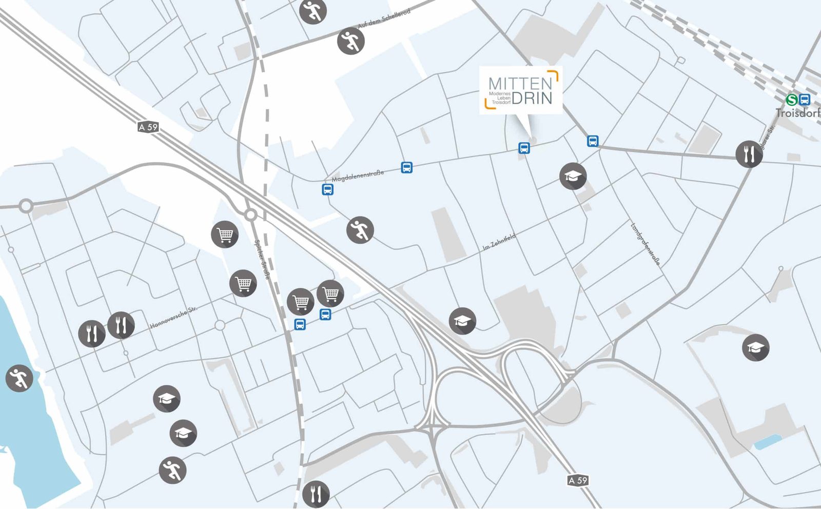 Stilvolles Neubauprojekt in Troisdorf: Mittendrin