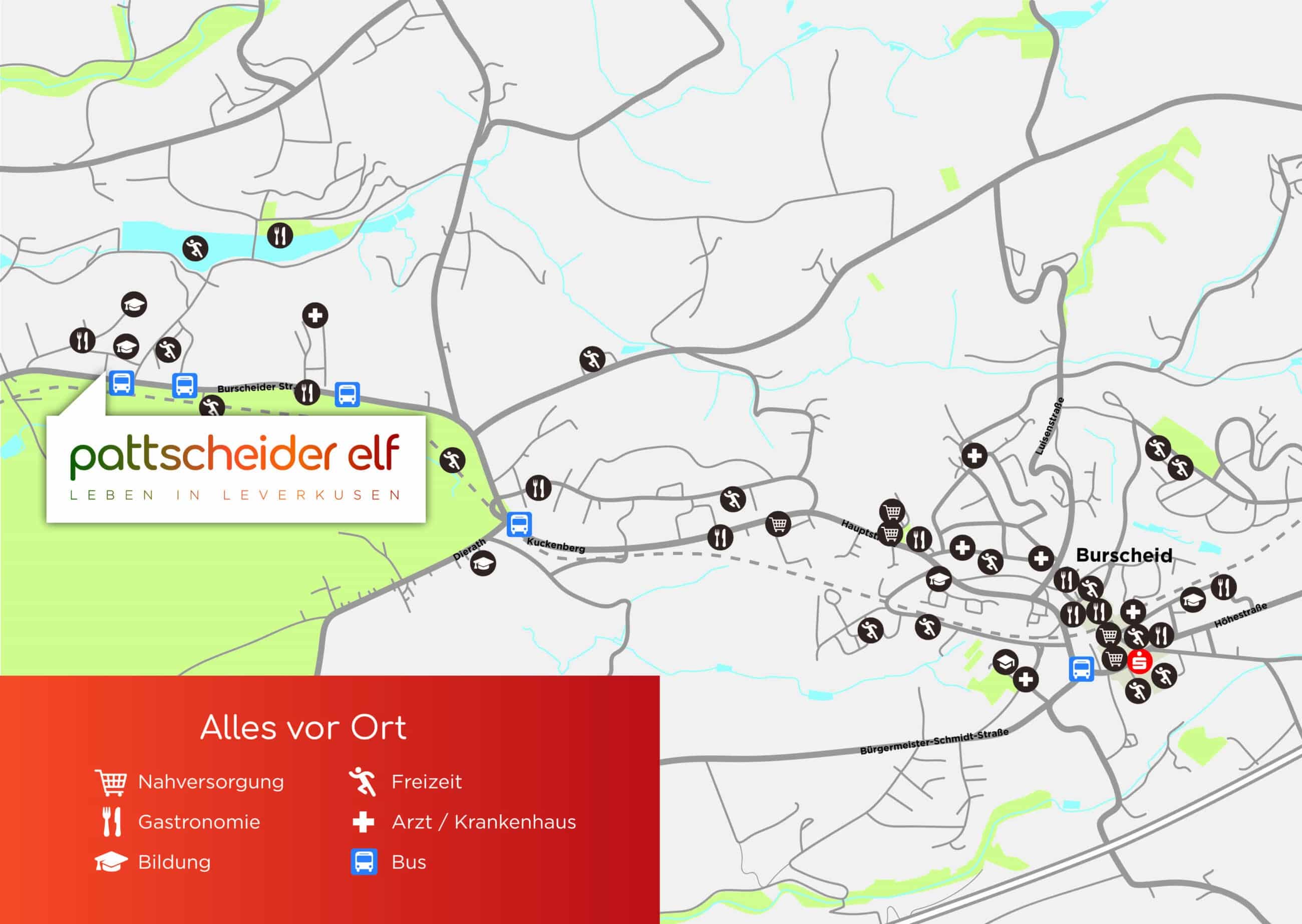 Mikrokarte Leverkusen-Pattscheid