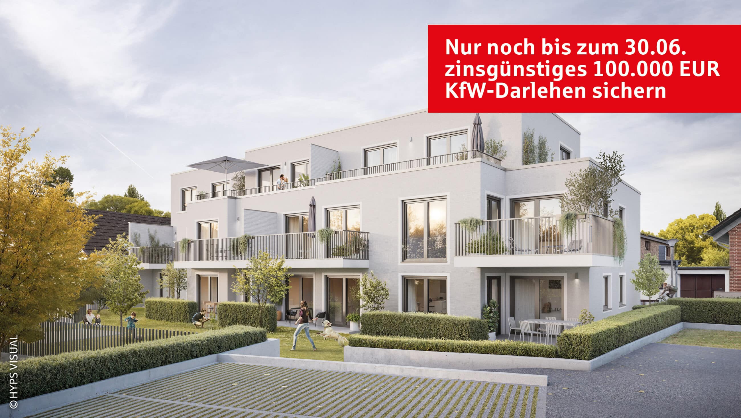 HUUS Zur Mühle Außenansicht. Nur noch bis zum 30.06. zinsgünstiges 100.000 EUR KfW-Darlehen sichern