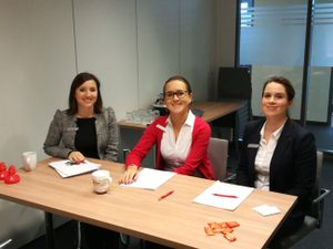 Ansprechpartnerinnen für Azubi-Auswahlverfahren bei KSK-Immobilienmakler