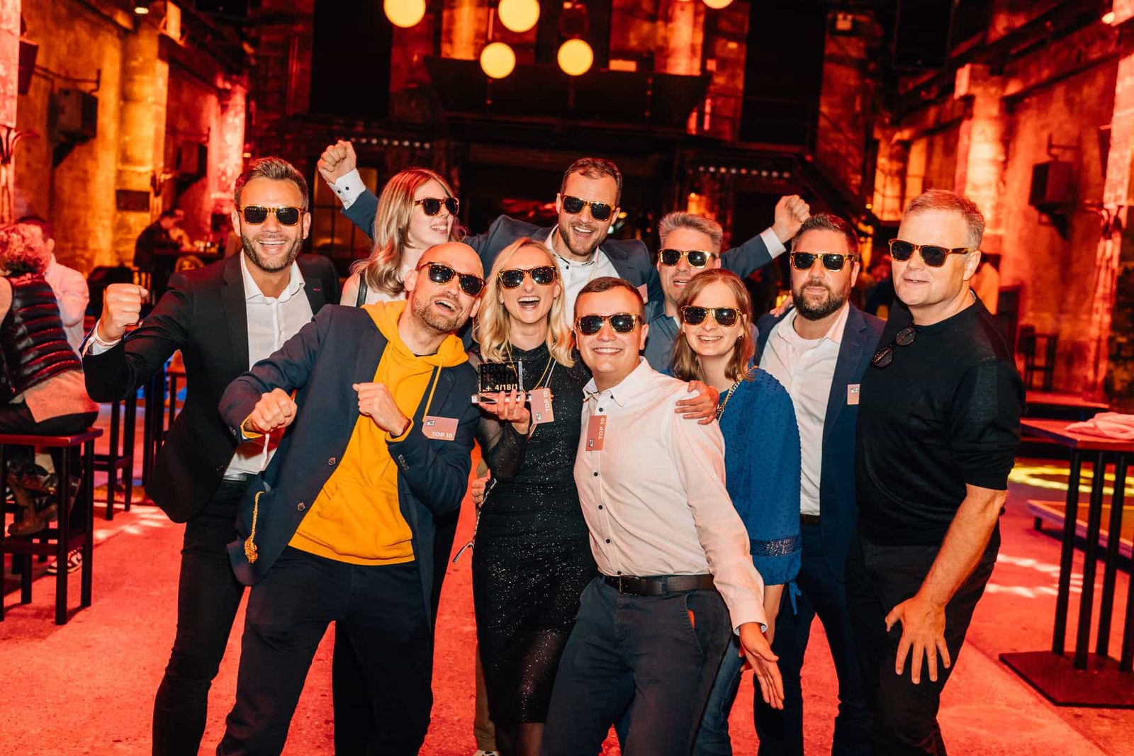 Gruppenfoto Marketing-Team der KSK-Immobilien bei der Preisverleihung des Best 18/1 Awards 2024