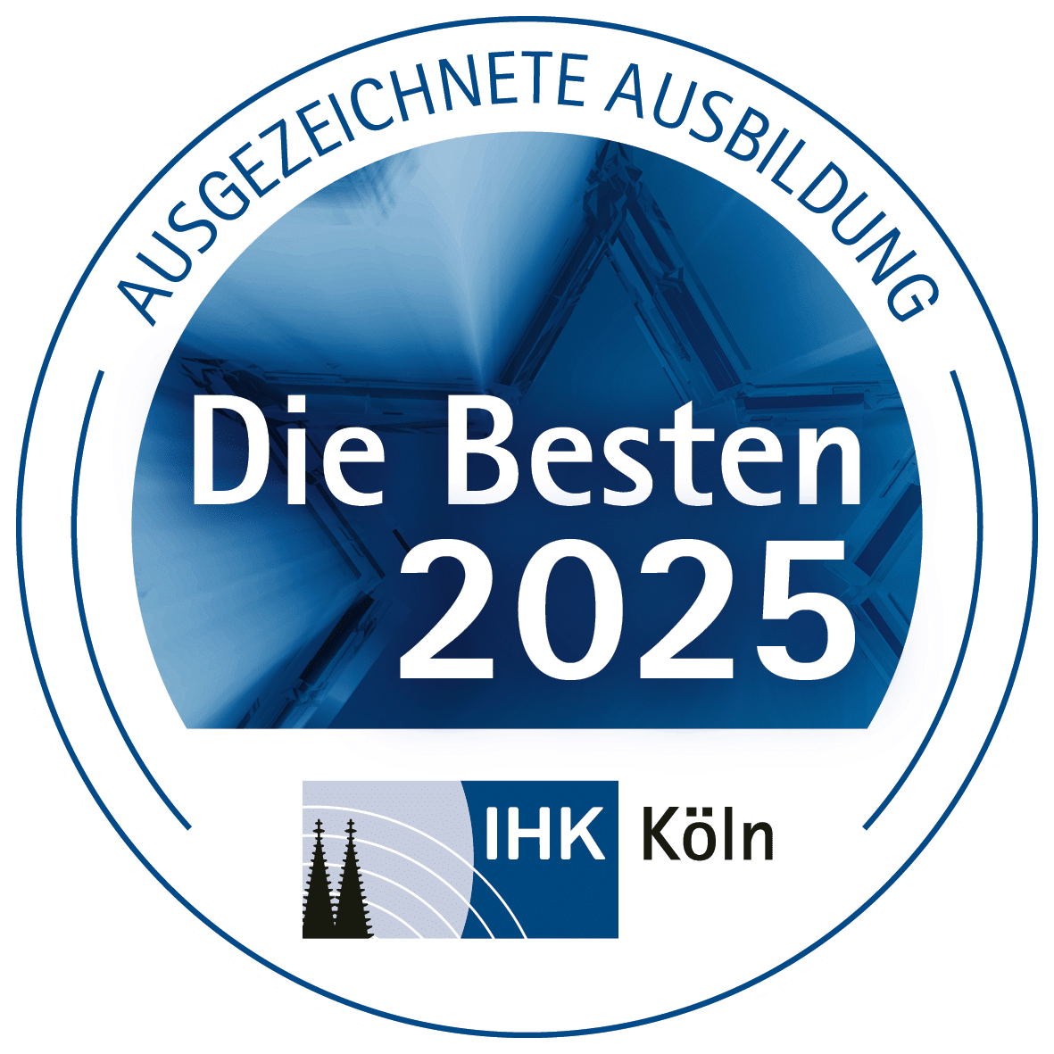 Siegel IHK Köln Die Besten 2025 Ausgezeichnete Ausbildung