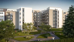 Außenansicht Mikrowohnprojekt Grafenberger Allee in Düsseldorf